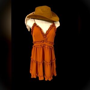 Iris Boho Tiered Ruffles Mini Dress Tunic